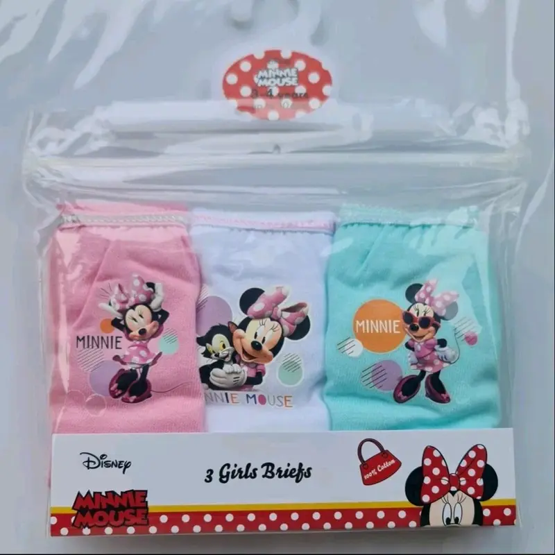Girls underwear briefs 3 pack character pants 5