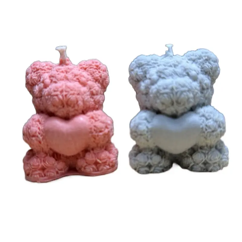 Teddy Bear Candles - Perfect for Home Decor and Festive Ornaments Decoration 5