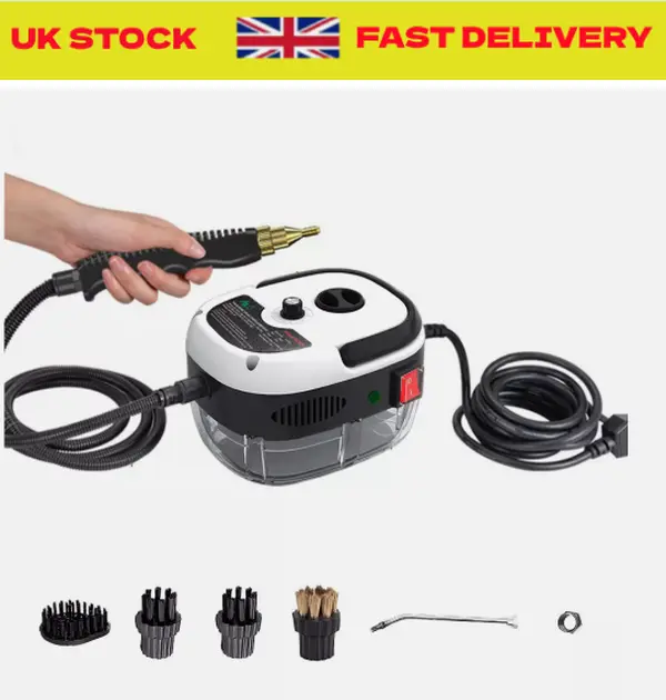 2500W Portable Handheld Steam Cleaner High Temperature Steam Cleaning Machine UK