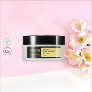 Cosrx - Advanced Snail Hydrogel Eye Patch - 60pcs Wrinkles Hydrate Anti-aging Gentle Hydrating Niacinamide Soothing Skin Care Comfort Moisturizing brightening under eye bags wrinkle support brighten collagen natural peptides Moisture eye dark circles