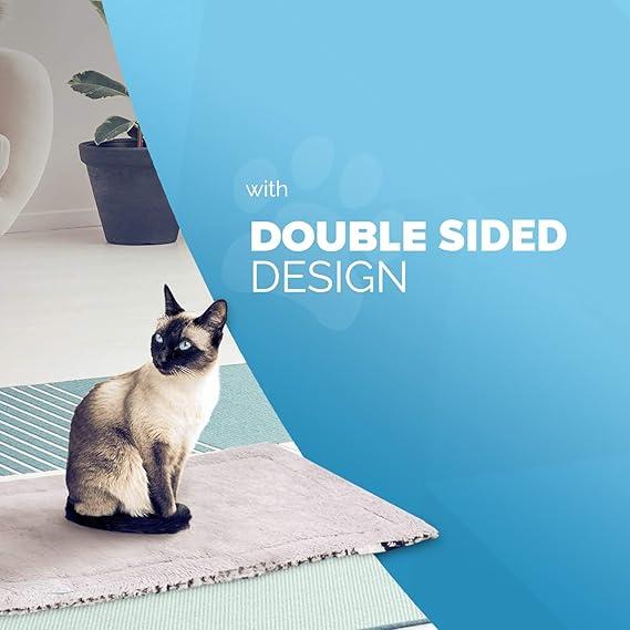 Pet Bed - Self Heating Thermal Pads - Calming Mat Blanket for Indoors & Outdoors - Suited to Household Animals - Plush, Washable, Non-Electric & Noiseless Heat Pad (70 x 47cm) 4