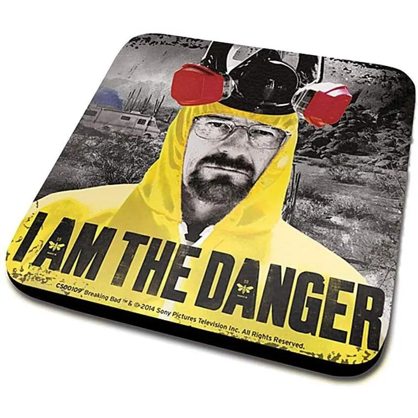 Breaking Bad Coaster – 'I Am The Danger' Drink Table Coaster for Fans Tableware Cover