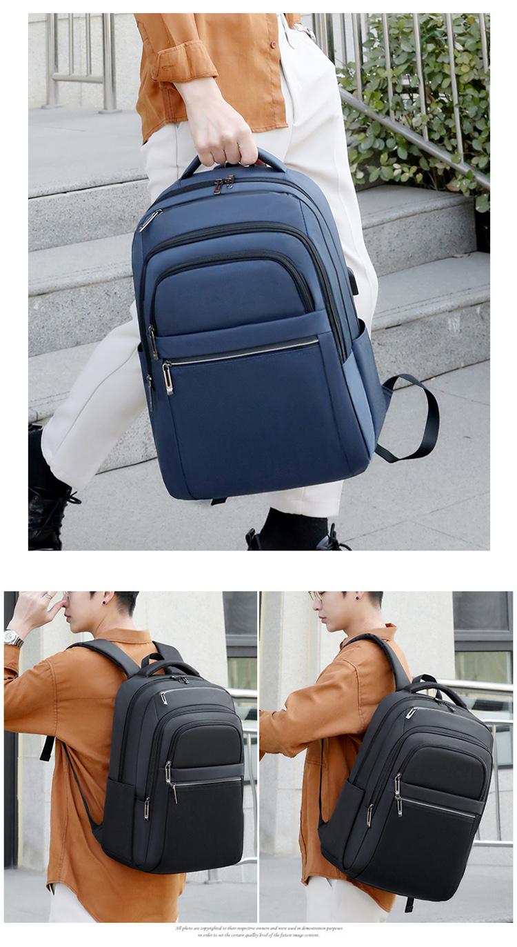 Product Introduction of New Arrival Large Capacity Backpack Customizable Durable Notebook Mochila Waterproof Business Travel Laptop Backpack for Men Wom 4