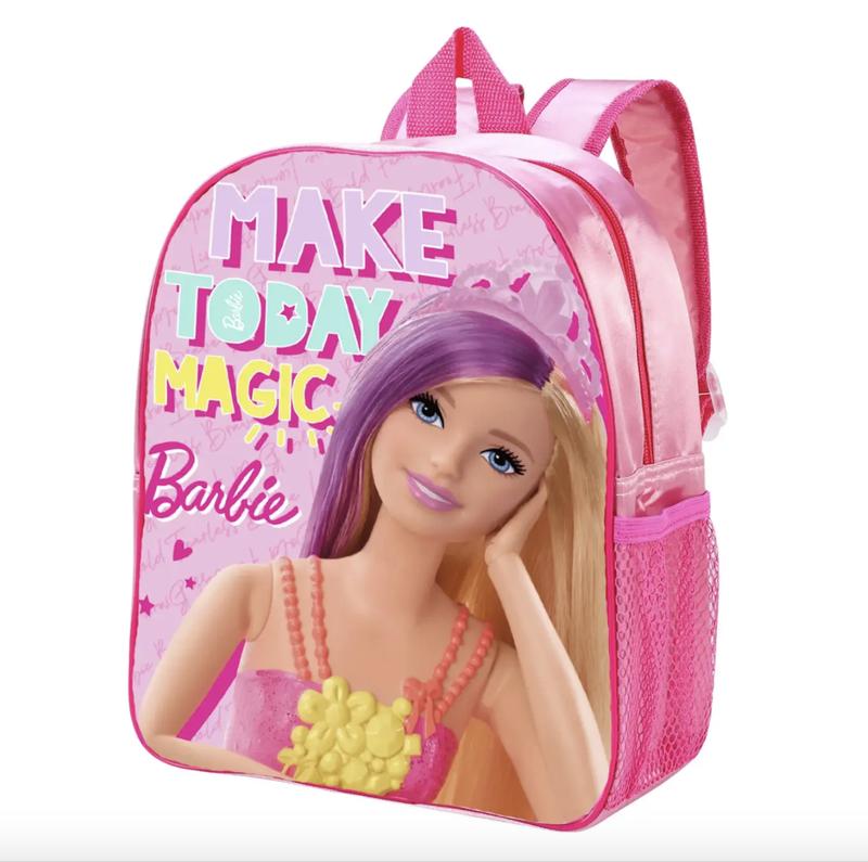 Barbie Doll Backpack Character Licensed Girls Pink Children School Cartoon Character Make Today Magic 1