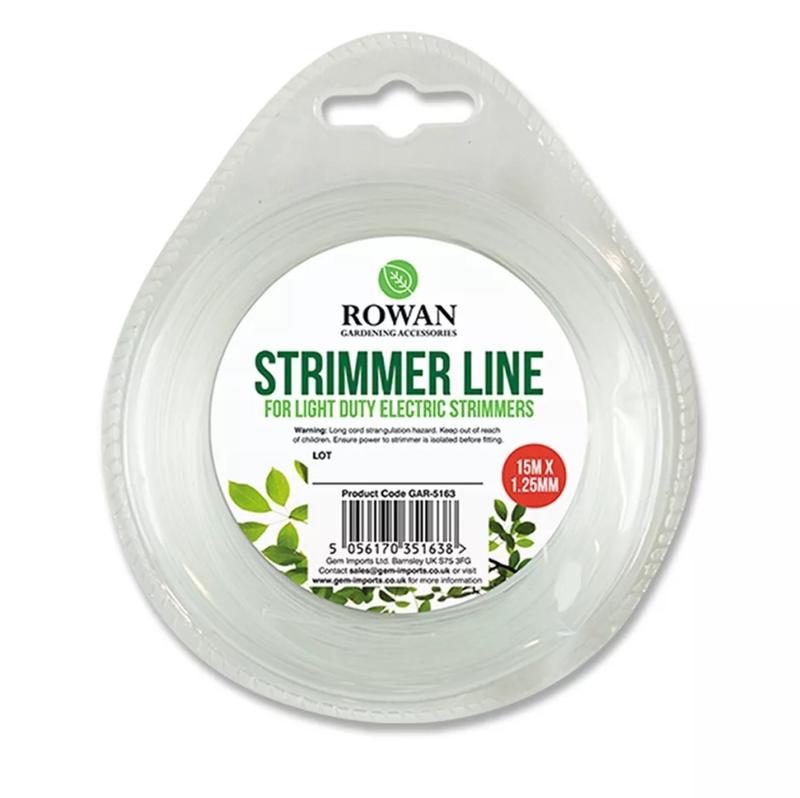 Product Introduction of Nylon Strimmer Line Cord Wire 15M X 1.25MM Universal Grass Strim Trimmer Cutter 5