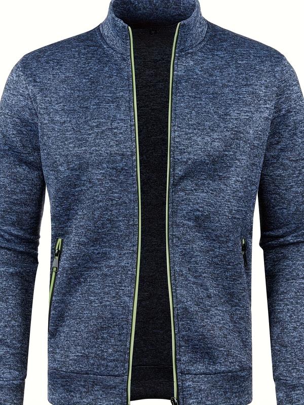 Men's Mid-Stretch Full-Zip Cardigan Sweater Coat – Soft, Breathable, and Warm – Perfect for Fall & Winter Casual Wear – Stylish Menswear Jacket for Everyday Comfort 8