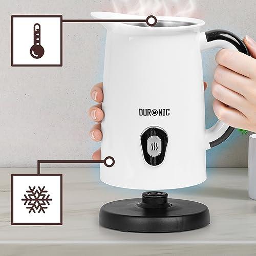 Duronic Milk Frother Electric MF130, Coffee Milk Frothers Steamer, Automatic Hot and Cold Foam Maker Hot Chocolate Machine with Milk Heater and Warmer for Cappuccino, Lattes, Coffees and Matcha 5
