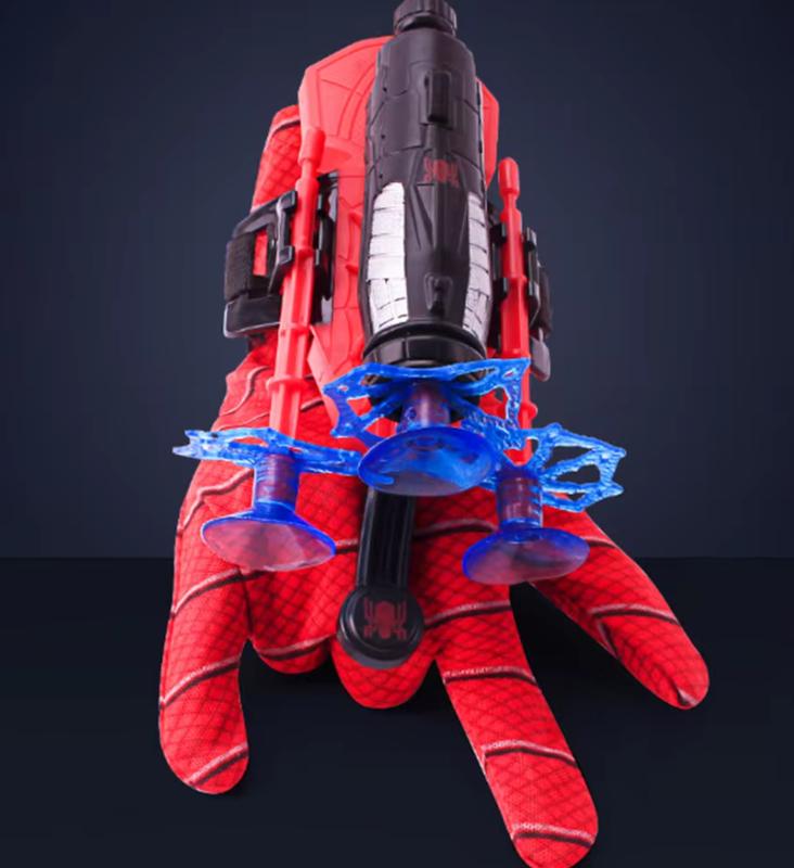 Kids Spiderman Web Shooter Toy Cosplay Launcher Spider Silk Glove Wrist Launcher 3