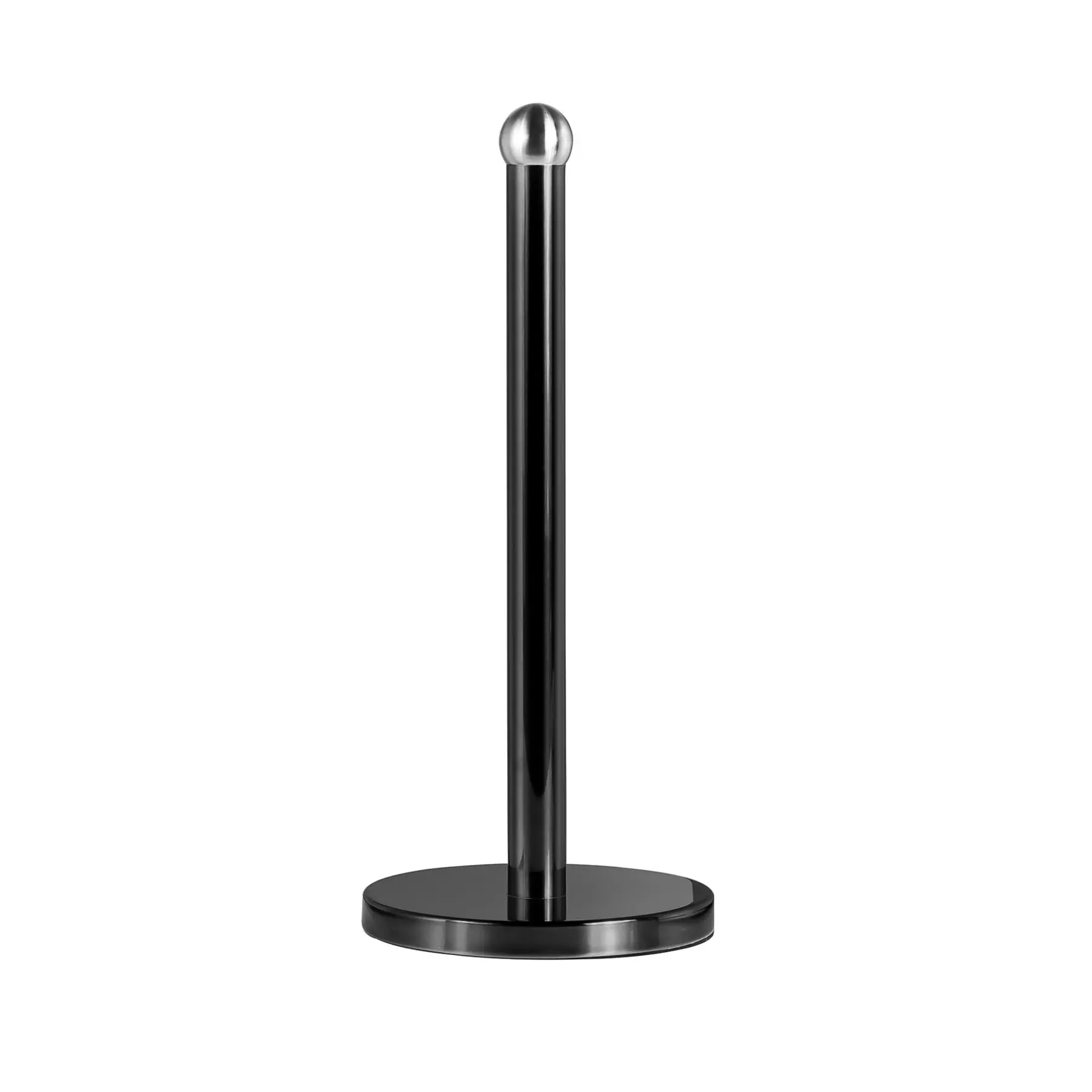Kitchen Roll Holder Black Chrome Red Paper Towel Holder