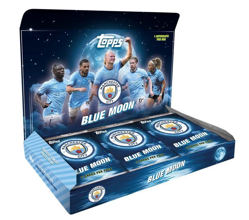 Topps Blue Moon Manchester City 2023/24 Full Box 0