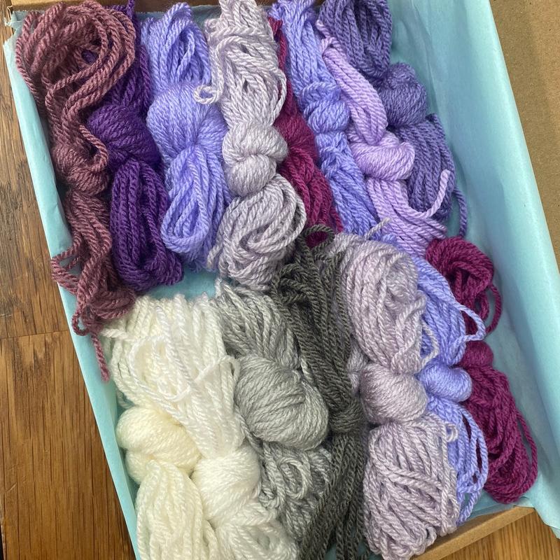 A box of various exquisite  ‘Scrap’ yarn collection 4