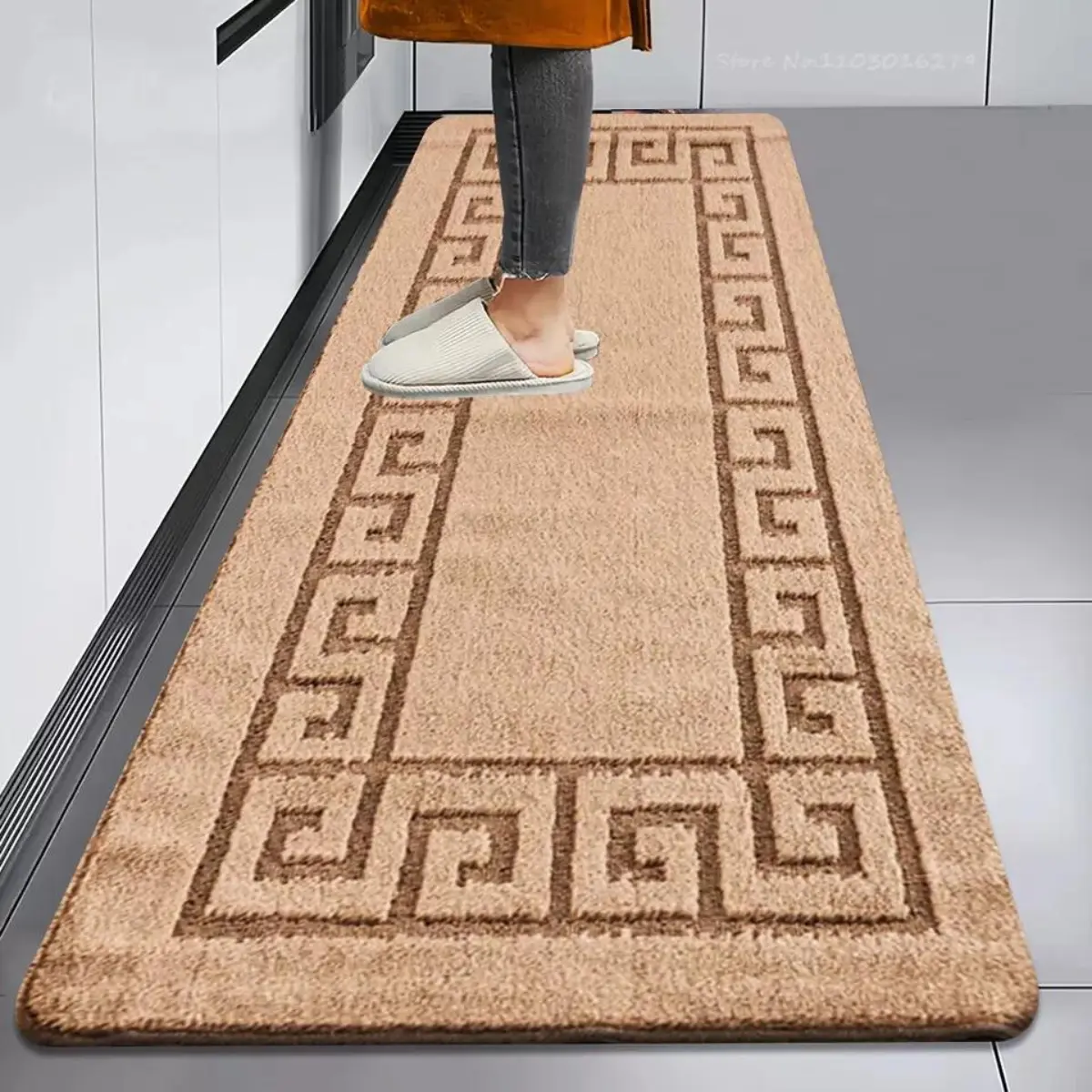 Non Slip Door Mats Hallway Runner Small & Large Washable Rugs Kitchen Floor Mat Wave Rugs Hard Carpet XMAS decor Accessories Hallway carpet Hermes Rug Sale Christmas Holiday Decor Essentials