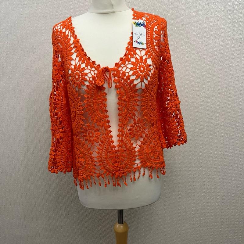 NEW Crochet Cardigan - With Tassels 5