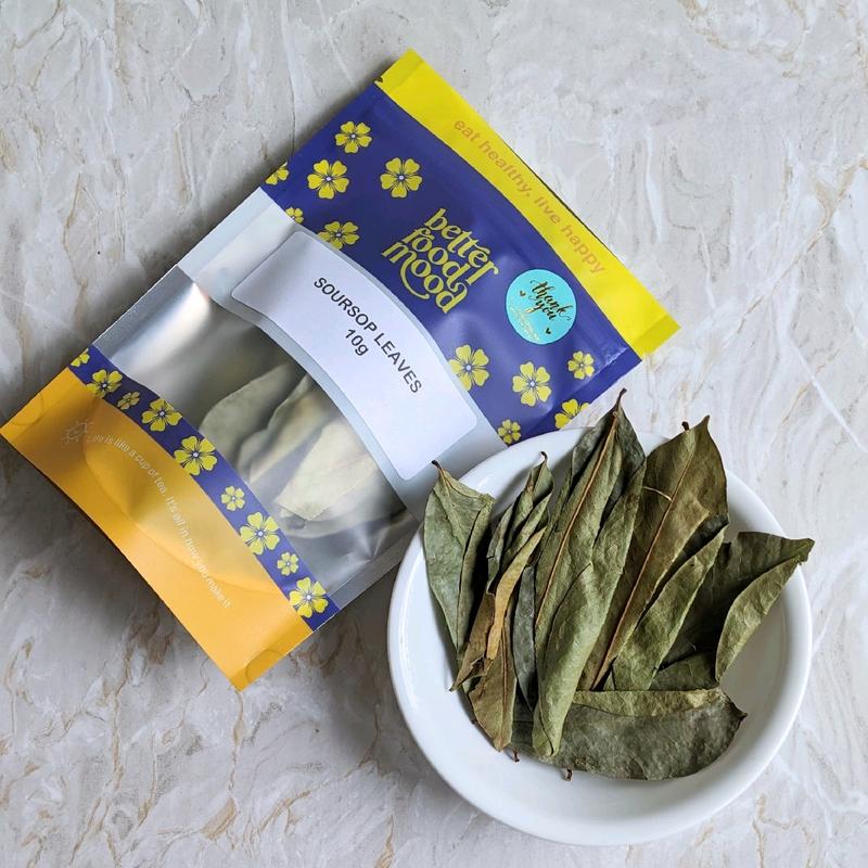 Better Food Mood 10g Whole Dried Soursop Tea Leaves Herbal soursop leaf tea Beverage Natural soursop  tea 2