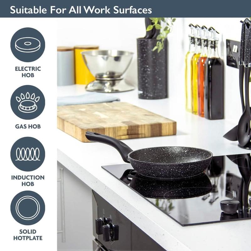 Non Stick Frying Pan 20cm, Induction, Electric & Gas Hob, Egg Frying Pan Cookware 5
