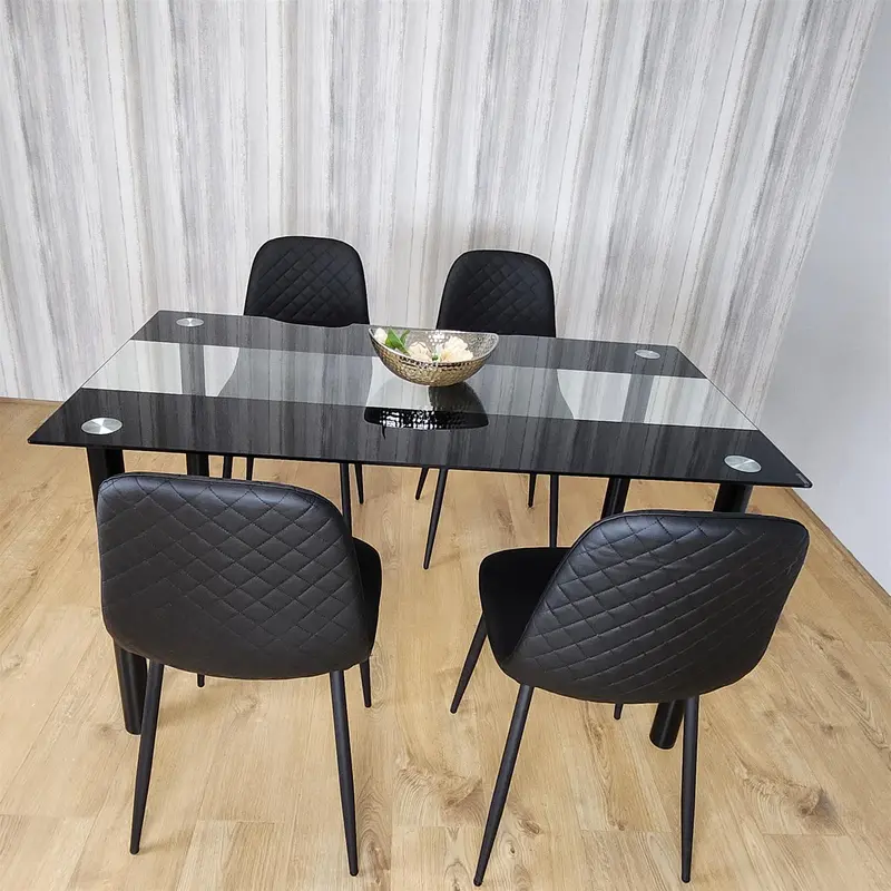 Dining Table Set with 4 Chairs Dining Room, and Kitchen table set of 4 8