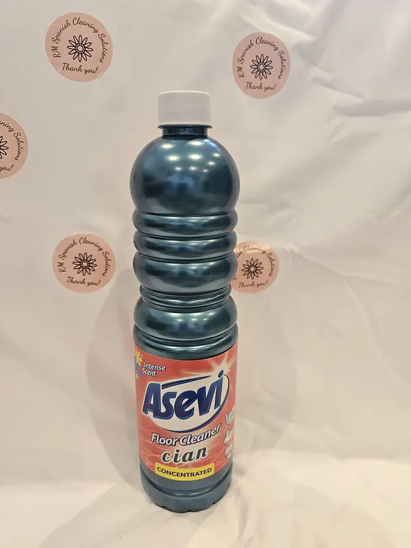 Asevi Floor Cleaner Concentrated - 1L - Blue Cian 0
