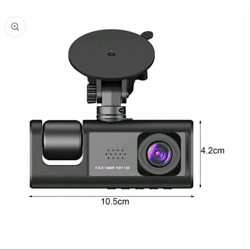 Front and Rear Car Dashboard recording Camra  1080P Dual Lens Car Dash Cam Recorder G Sensor DVR Front And Rear Camera Video 5