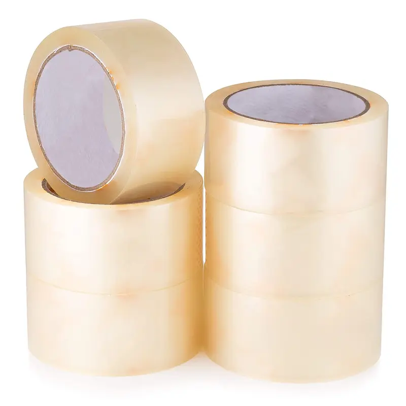 Packaging Tape, Heavy-Duty Parcel Tape for Packing, All Purpose Strong Adhesive Tape, Secure Sticky Seal for Boxes, FSC Certified Shipping Tape,48MM x 66M 5
