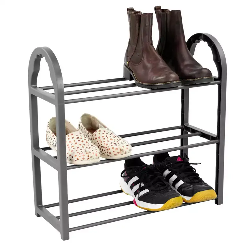 SHOE RACK COMPACT 3 TIER OFFICE HOME STORAGE PORTABLE ORGANISER HALLWAY STAND  Shoe Storage Rack, 3 Tier Shoe Rack Organiser, Slim Shoe Organiser Storage,  Lightweight Shoe Shelf for Closet Entryway Hallway Bedroom 5