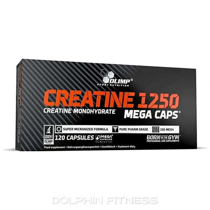 Olimp Creatine 1250 Mega Caps - High-Potency Creatine Monohydrate Supplement for Strength & Power
