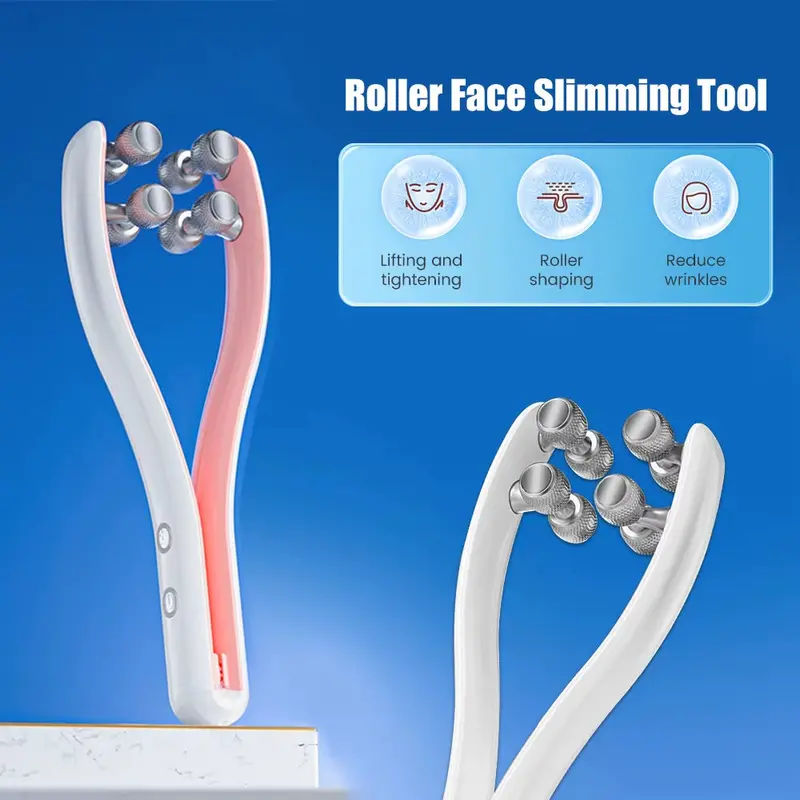 Y-Shape Facial Roller & Face Lifting Massager – Anti-Double Chin & Skin Firming Beauty Tool 2