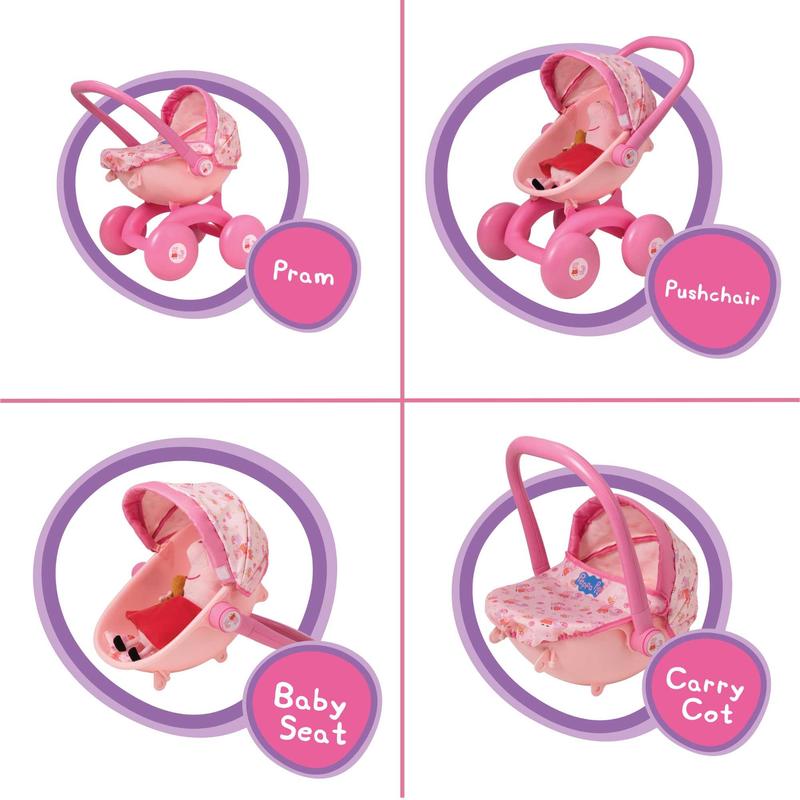 Peppa Pig 4-IN-1 My First Dolls Pram 7