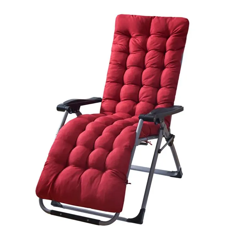 Sun Lounger Cushion Bench Chair Garden Sunbed Recliner Replacement Anti Slip Cushion