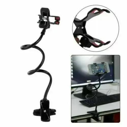 Flexible Arm Mobile Phone Holder Clamp Desk Bed Multifunctional Stand for GPS 2