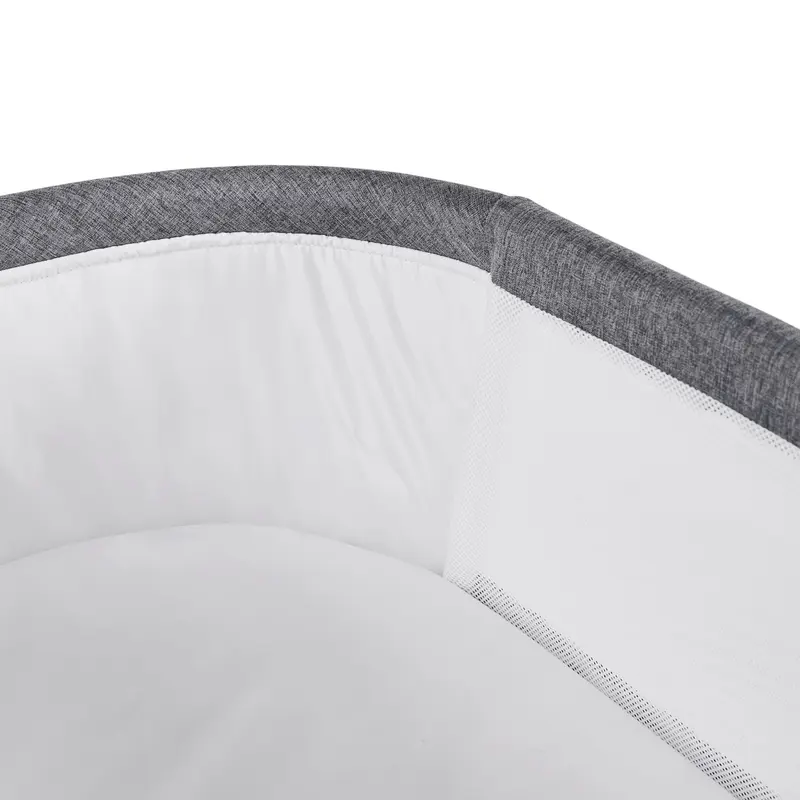 Ickle Bubba Drift Gliding Crib - Ash Grey 7