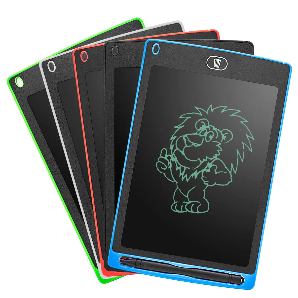Kids Electronic LCD Digital Writing Tablet Drawing Board Graphics Kids Gift Colourful Doodle Board Erasable Reusable Drawing Pad For Toddlers Educational Learning Toy