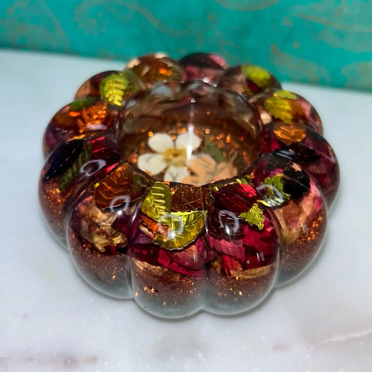 Beautiful Autumn Candle Holder for Home Decor and Ornaments