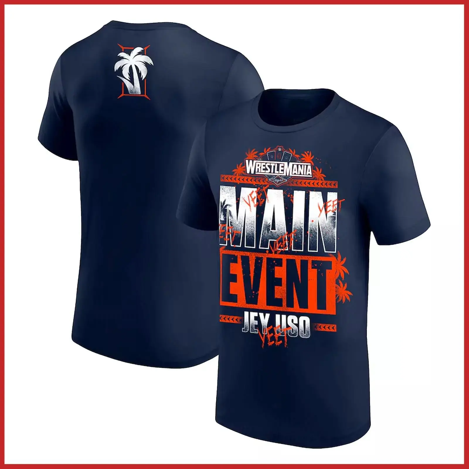 HOT NEW - WWE Jey Uso Royal Rumble 2025 Winner T-Shirt, Polyester