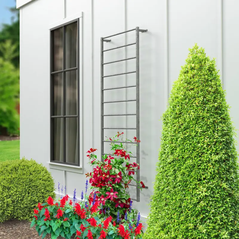 Contemporary Ladder Trellis Antique Iron Colour 1