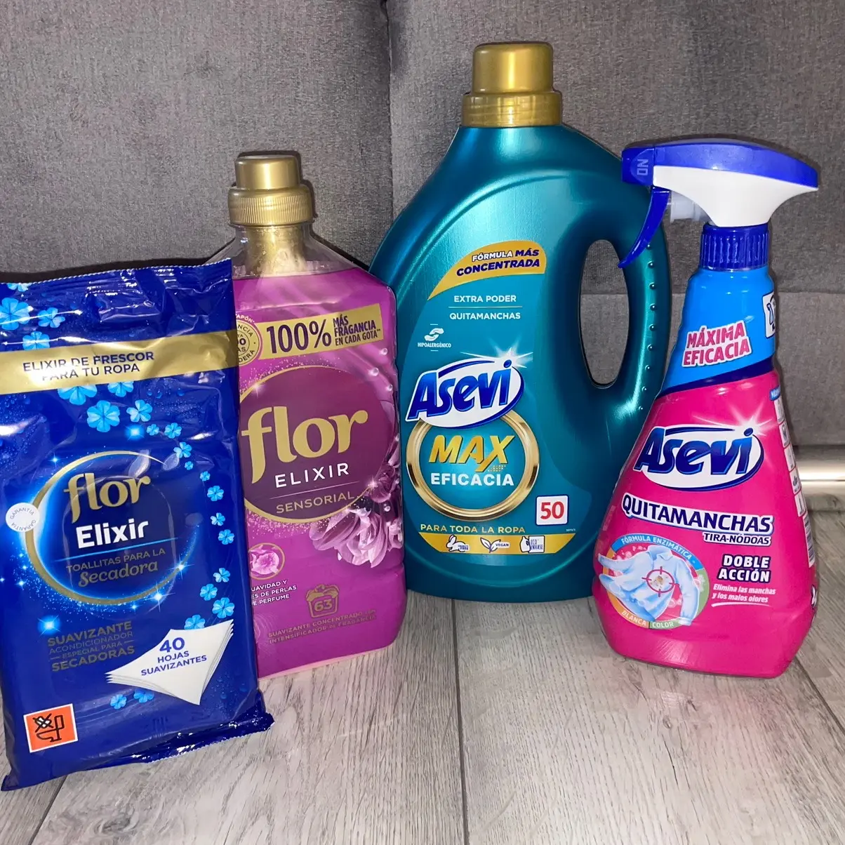Spanish cleaning laundry bundle