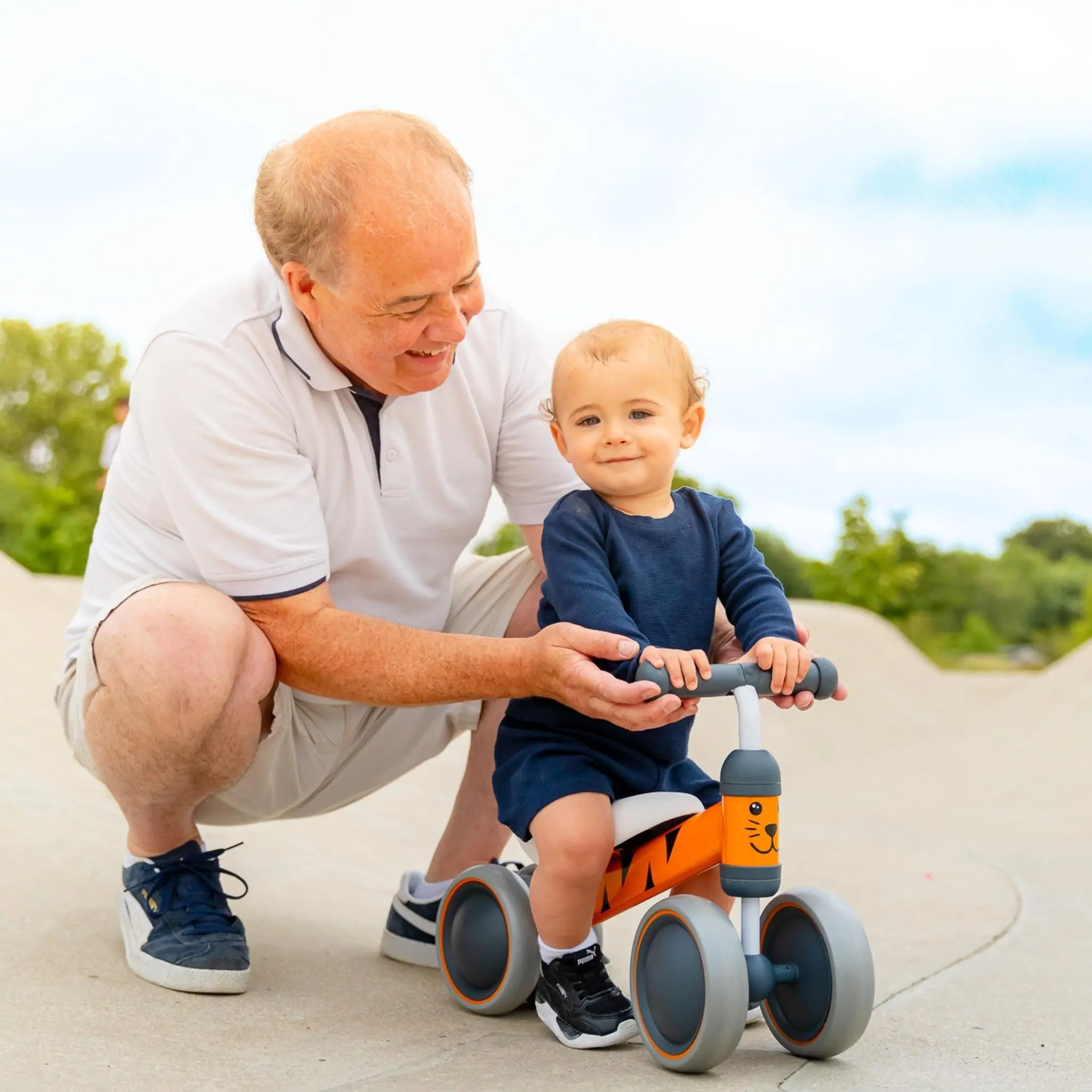 Baby Balance Bike - Walking Toy Ideal For Baby Girls Boys 6-12 Months - Encourage Pushing Up & Walking Aid Learning - Baby Shower Gift Christmas Present