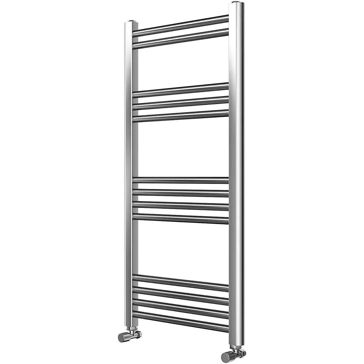 Chrome Bathroom Ladder Radiator - Straight, 1000 x 500