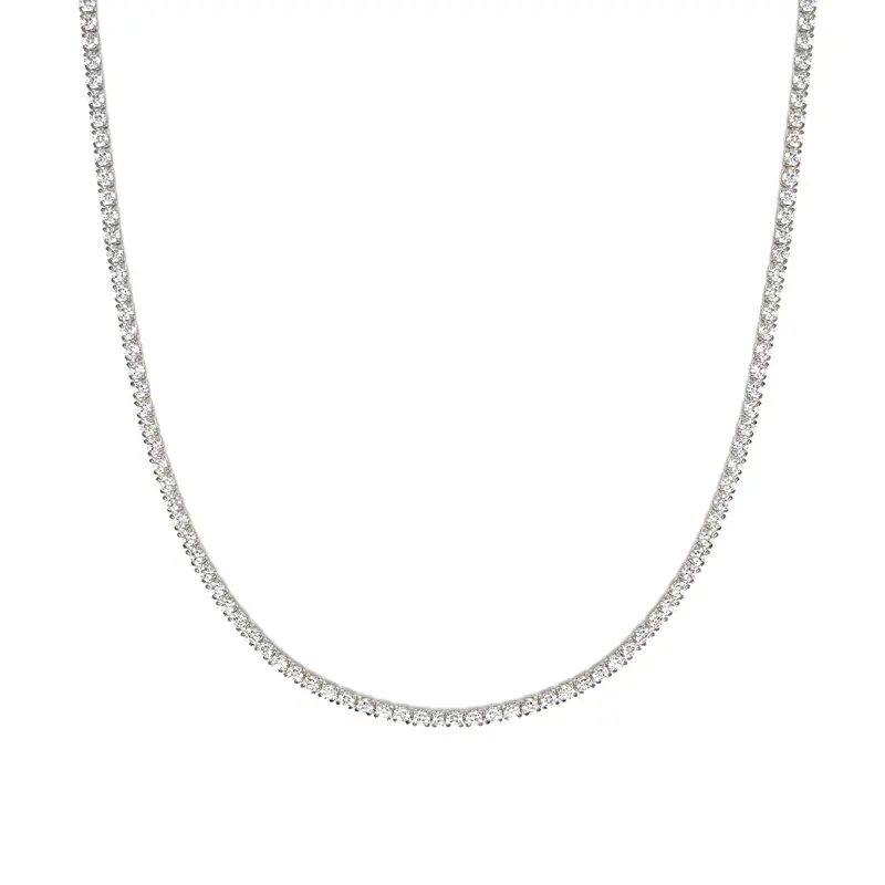 Samantha Kenny Tennis Necklace and Bracelet Set Box -Stainless Steel 1