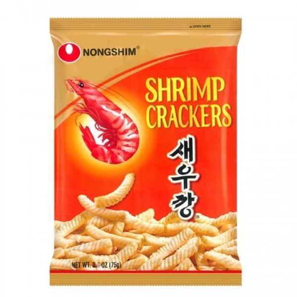 Nongshim Shrimp Crackers 75g - Snack, Crispy 0