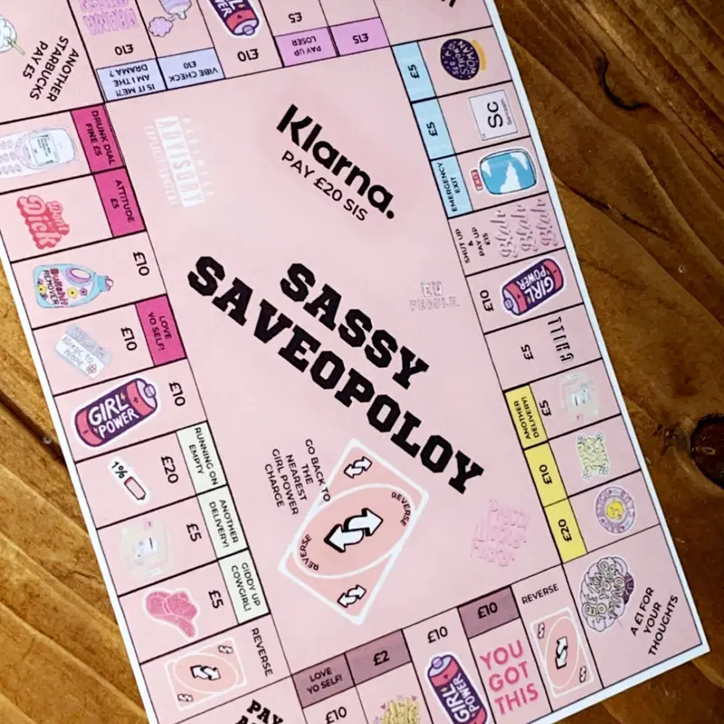 Sassy Saveopoly Saving Challenge - Cash Stuffing - Money Saving Game - Budgeting - Money Saving 0