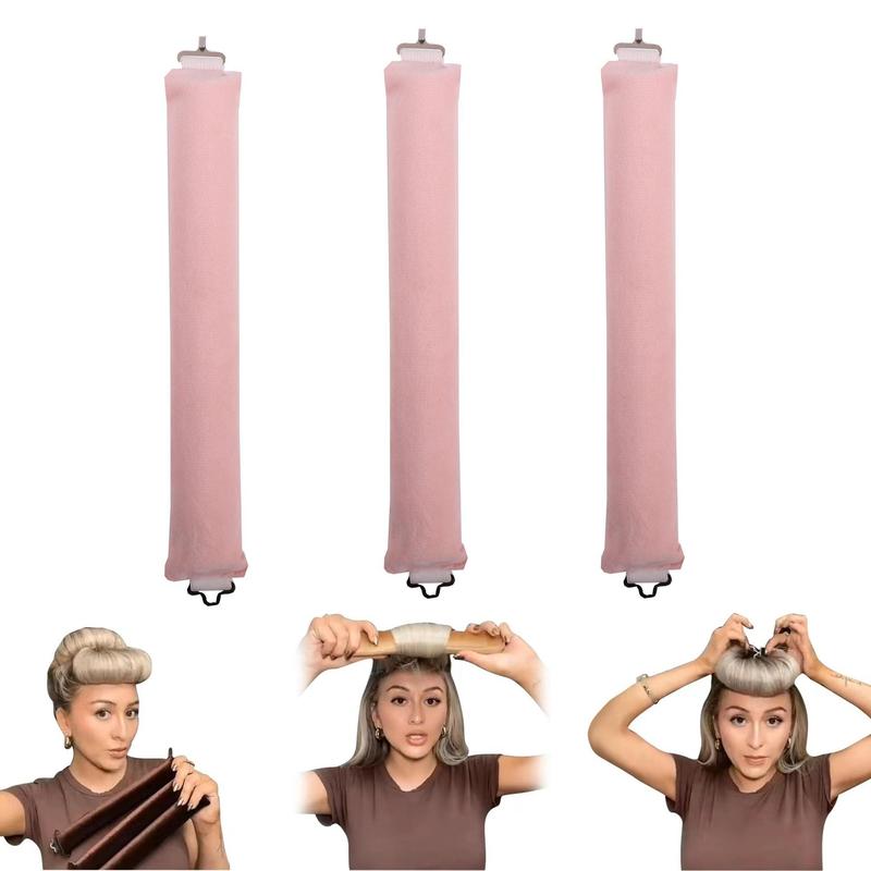 Product Introduction of Lightweight Soft Hair Curlers Sticks, 3 Counts/set Haircare Hair Styling Tools, Heatless Big Wave Curling Stick for Women & Girls, Professional Hair Styling Tools for Women 1