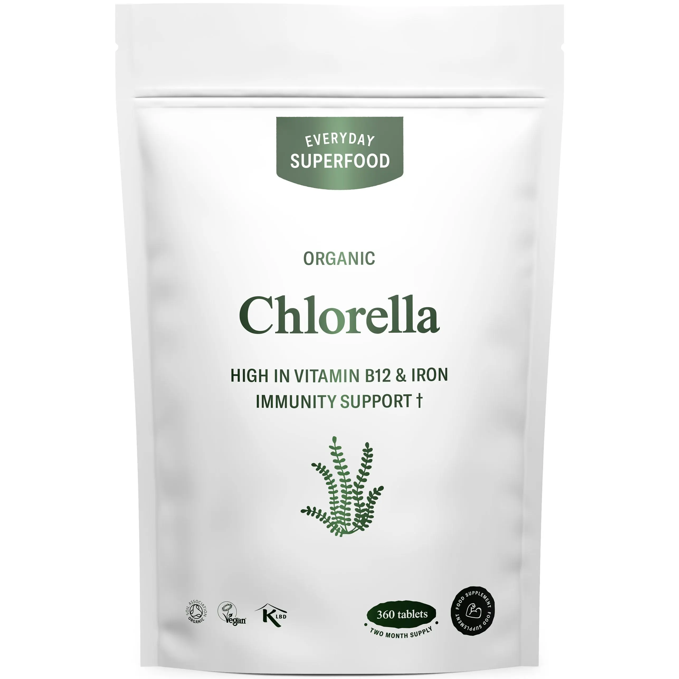 Organic Chlorella Tablets (500mg)