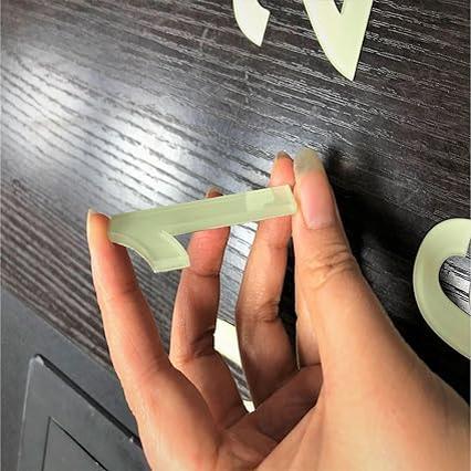 Door Numbers 3D Acrylic Luminous House Numbers Glow in the Dark Stick On Self Adhesive Home Signs Hotel Office Appartments Mailbox Outdoor 6cm 3