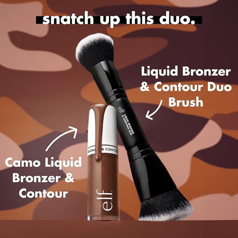 Product Introduction of e.l.f. Camo Liquid Bronzer & Contour, Highly Pigmented, Natural-Looking Glowy Finish, Long-Lasting, Rounded Applicator, Vegan & Cruelty-Free 3