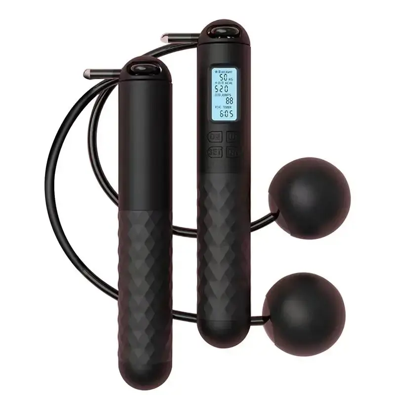 Weighted Skipping Rope Fitness Ropeless Jump Rope With CounterSmart Cordless Counting Skipping Rope For Fitness Accessories 4