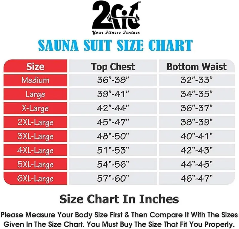 2Fit Your Fitness Partner Heavy Duty Workout Sauna Sweat Track Suit Top and Bottom Non Rip Weight Loss Slimming Boxing MMA Training Gym Weightlifting Running Jogging Exercise Fat Tracksuit 6
