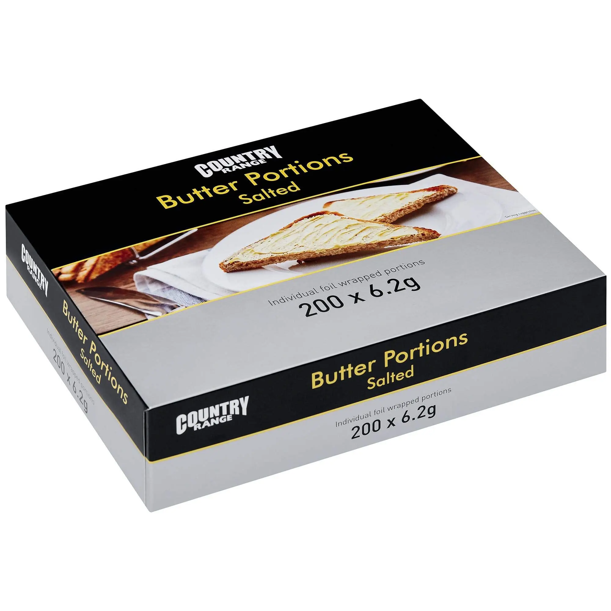 Country Range Salted Butter Portions 200Pk