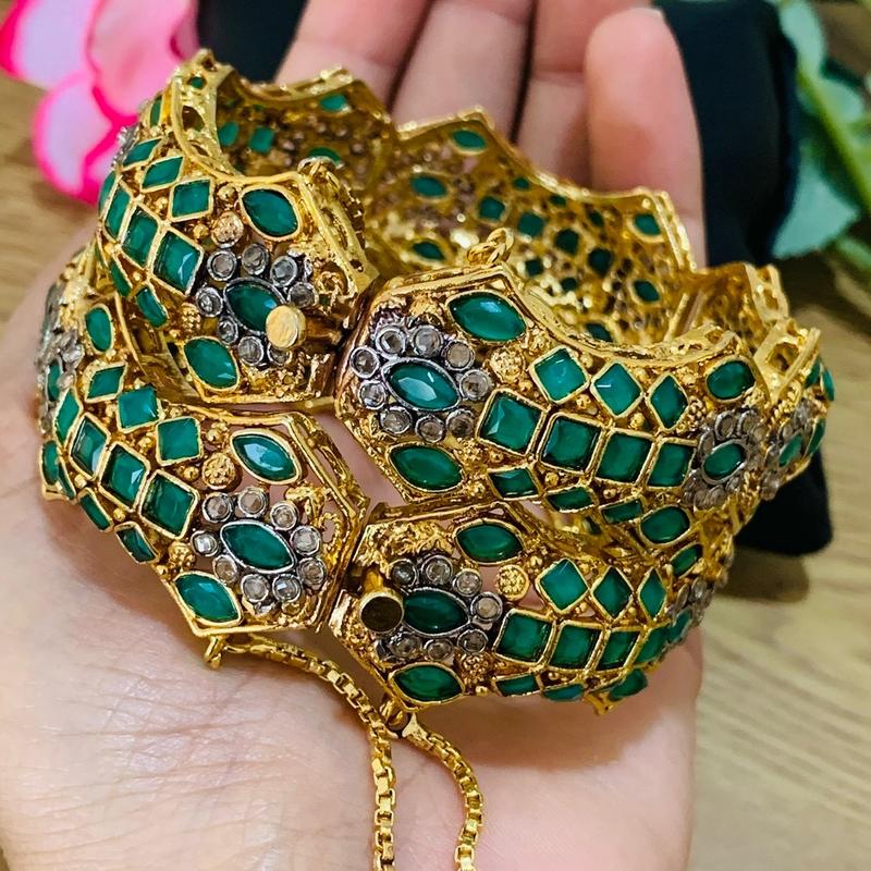 Gorgeous Egyptian Openable Bangles Auspicious Anniversary Birthday Engagement Female Asian choker 2