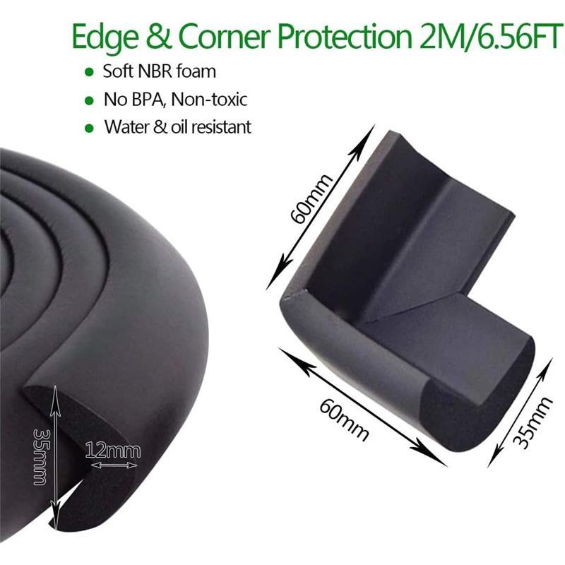 Baby Safety Baby Edge & Corner Guards Colorful Childproofing Protection 3