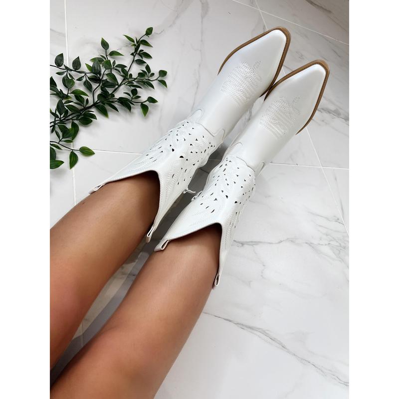 Erin White Cowboy Boots 3